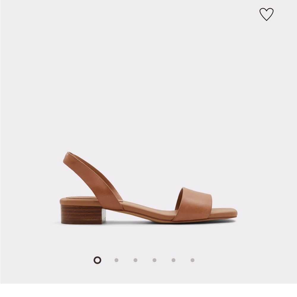 Aldo Tan Block Heel Sandals